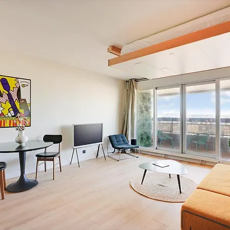 Refait A Neuf Avec Balcon Et Vue Sur La Seine - Bail Mobilite דירה פריז